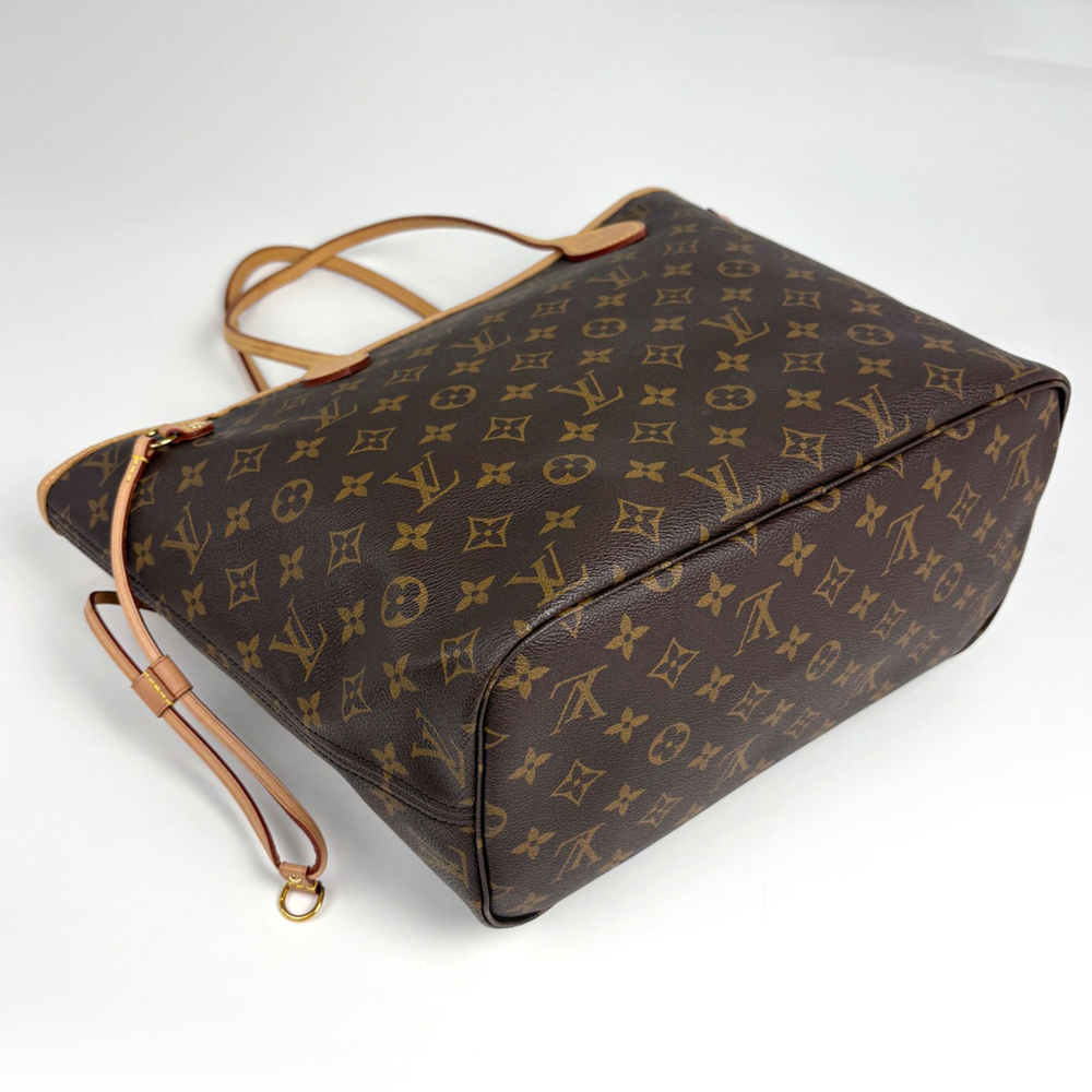 Louis Vuitton Neverfull MM Handbag Tote Bag Monogram Brown Cerise (Red) M4117... - Picture 2 of 8